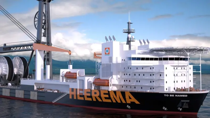 Artist impression of Heerema’s deepwater construction vessel