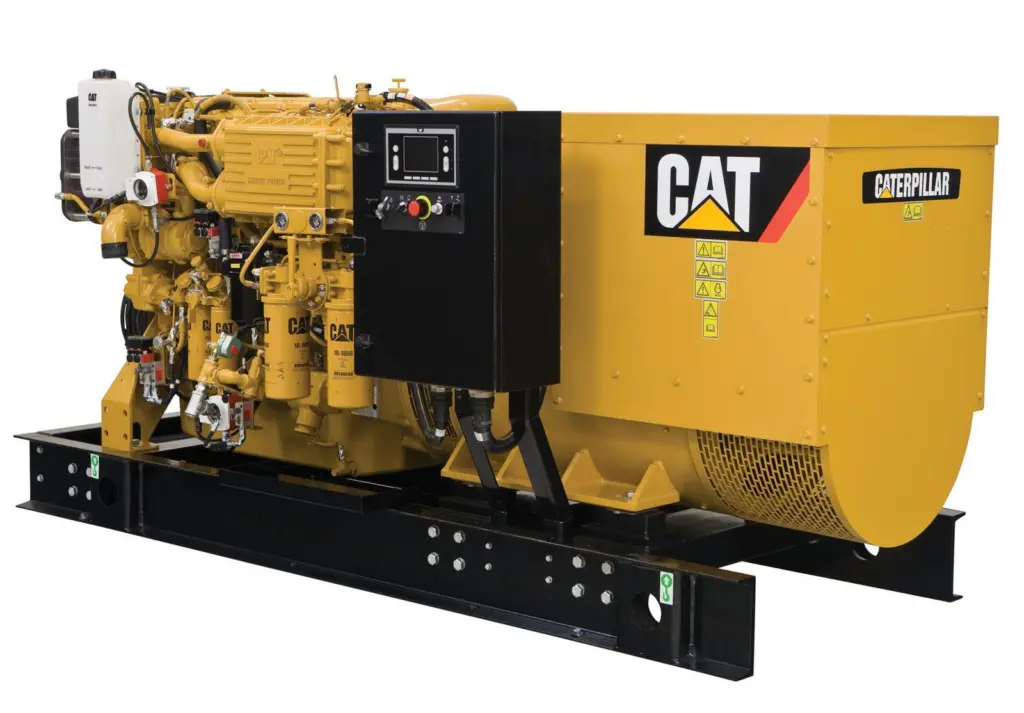 The Cat C18 Acert package genset, now available with factory-fitted class-society alarm and protection