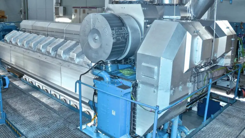 A Wärtsilä 4-stroke diesel engine with two stage turbocharging technology
