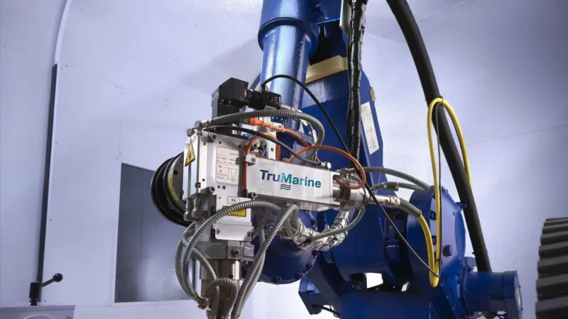 Tru-Marine laser cladding robot