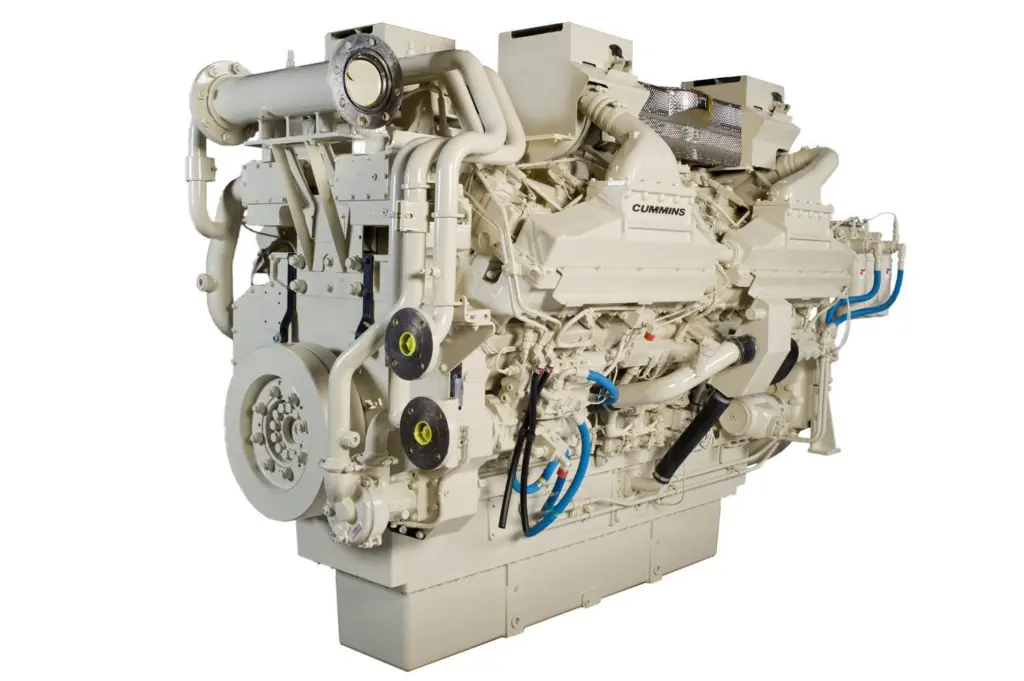 The Cummins QSK60 HPI auxiliary engine is now ABS certified for IMO Tier 2 emissions compliance
