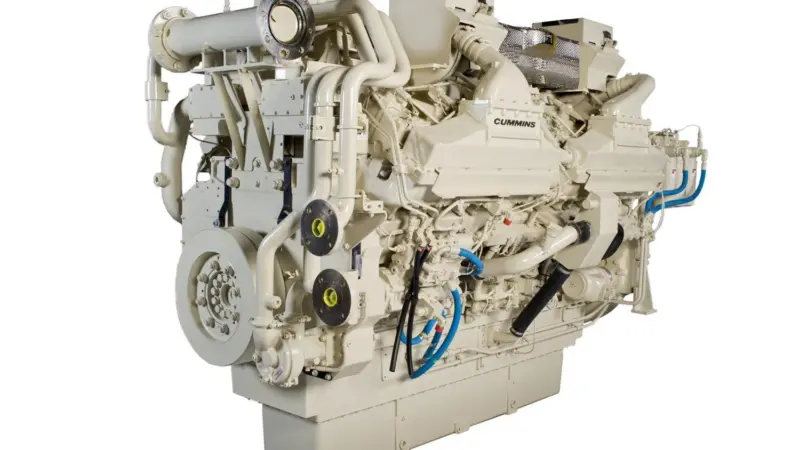 The Cummins QSK60 HPI auxiliary engine is now ABS certified for IMO Tier 2 emissions compliance