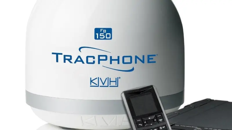 The FB150 FleetBroadband system from KVH
