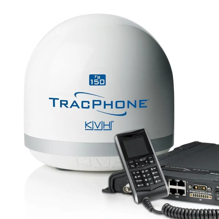 The FB150 FleetBroadband system from KVH