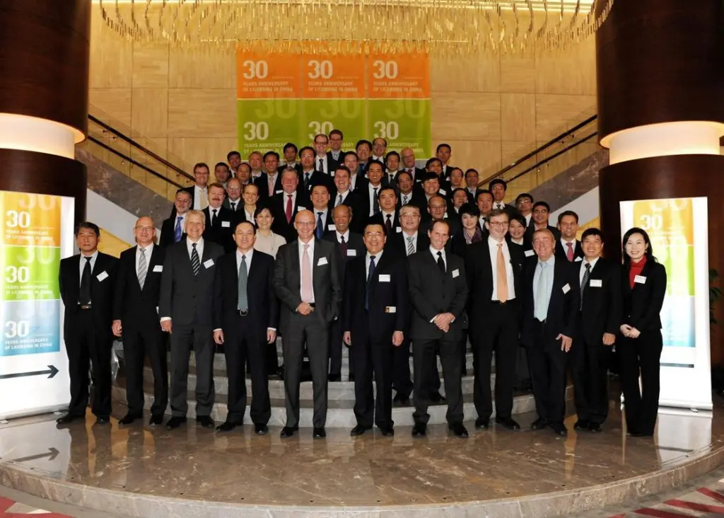 Participants at the ceremony held in Beijing