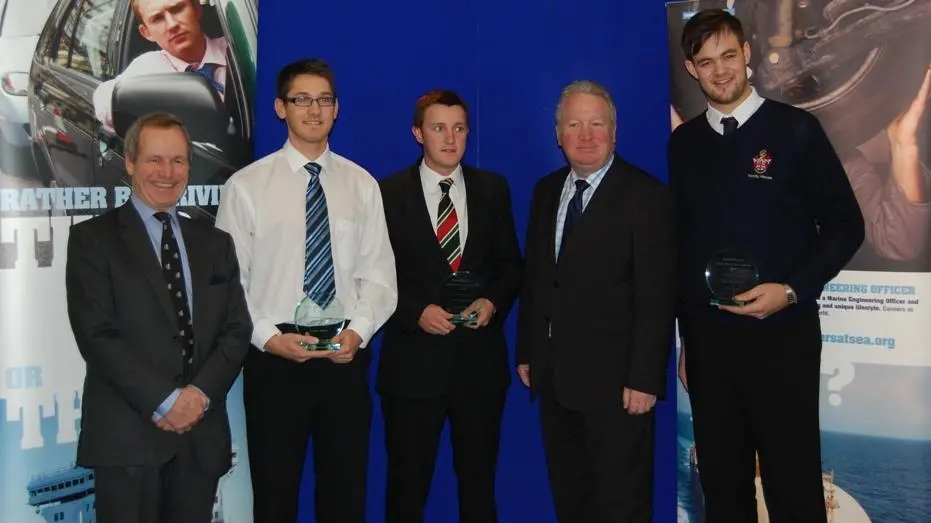Jeremy de Halpert, Steven Walker, Adam Creber, Shipping minister Mike Penning and Simon Curtis