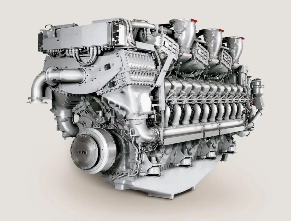 The MTU 20V 1163 marine engine