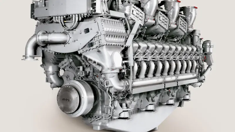 The MTU 20V 1163 marine engine