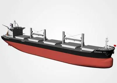 Crown 63, a new type of bulk carrier designed and built by Sinopacific