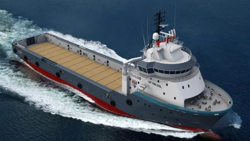 The UT 755CDL PSVs ordered by Tidewater