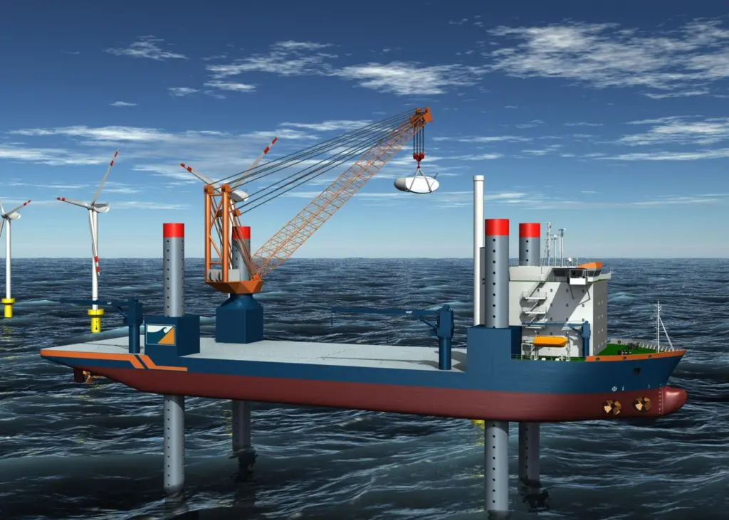 First wind farm jack-up for Germans