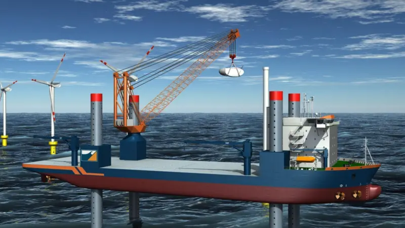 First wind farm jack-up for Germans