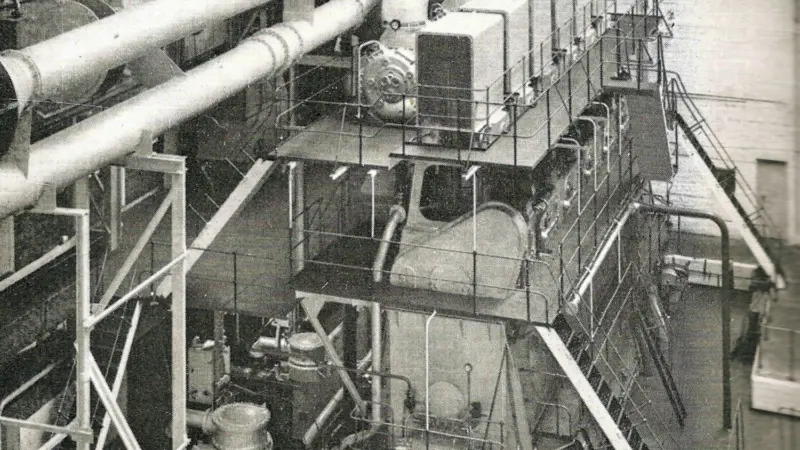 Marine engine technology from the early 1960s – a Doxford P-type on the test bed