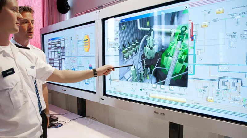 The Kongsberg engine room simulator at Bodin Maritime School is receiving an upgrade