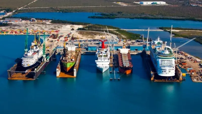A full house at Grand Bahama Shipyard