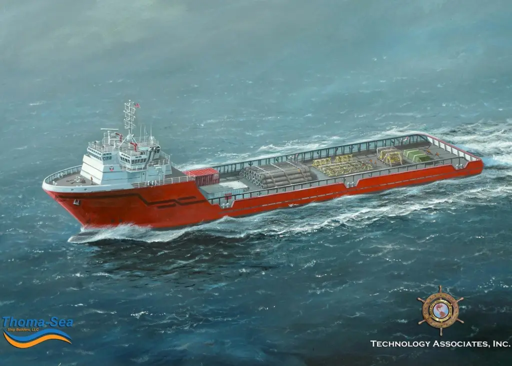 Artist impression of the ‘Technology EnviroMax 300’ OSV design