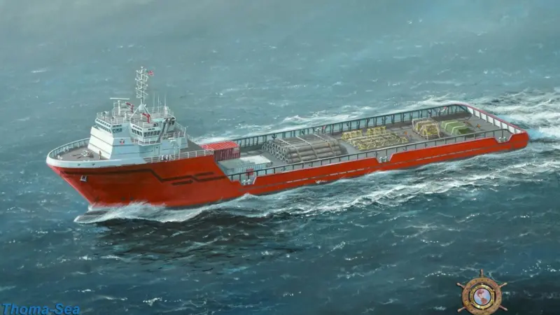 Artist impression of the ‘Technology EnviroMax 300’ OSV design