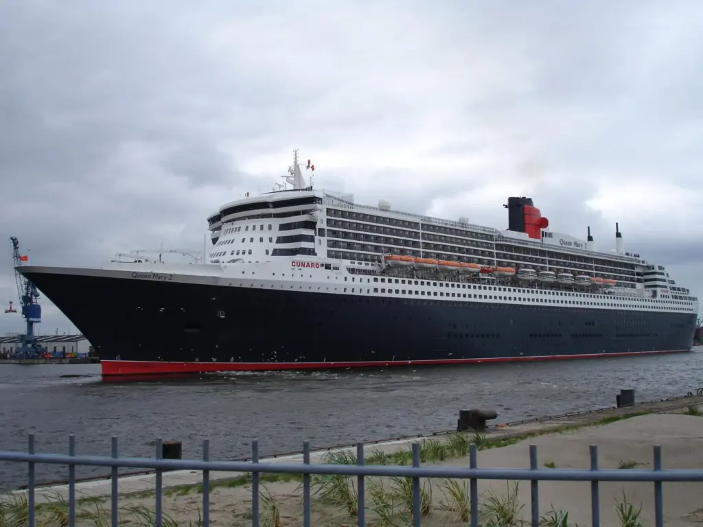 The 'Queen Mary 2', whose Mermaid pods were claimed to have proved troublesome