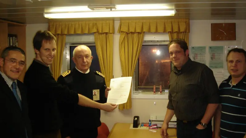 Lloyd’s Register issued the very first MLC 2006 certificate to The Marshall Islands-flagged tanker, Kraslava of the Riga-based LSC Shipmanagement