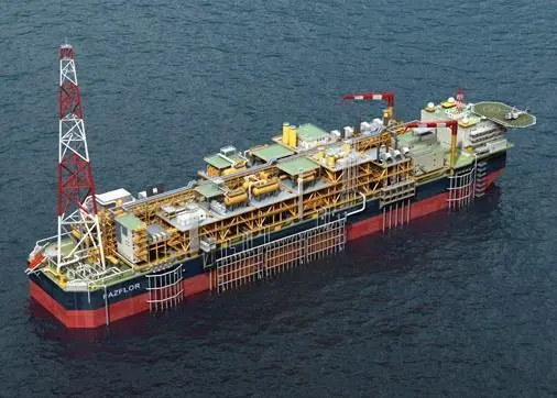 Artist impression of the ‘Pazflor’ FPSO