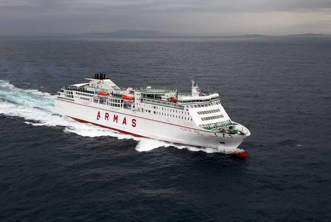 ‘Volcan del Teide’ running her sea trials