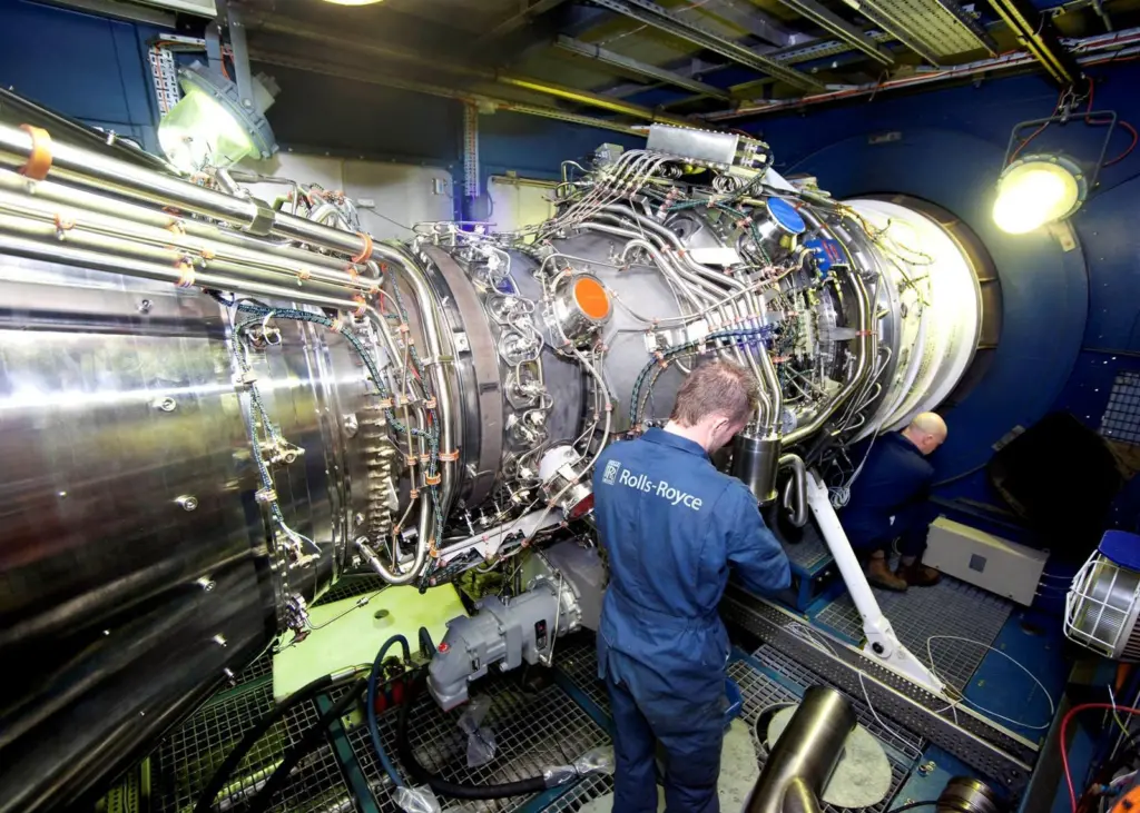 The Rolls-Royce MT30 gas turbine