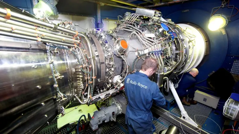 The Rolls-Royce MT30 gas turbine