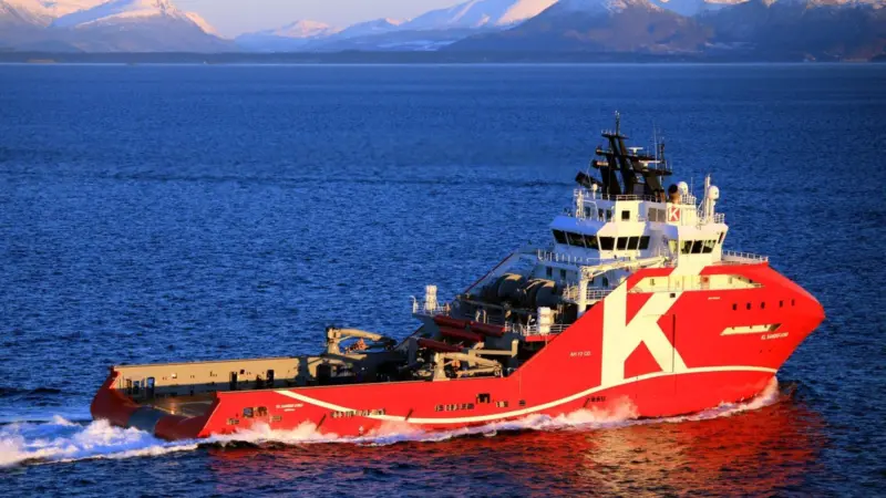 The newly delivered AHTS ‘KL Sandefjord’