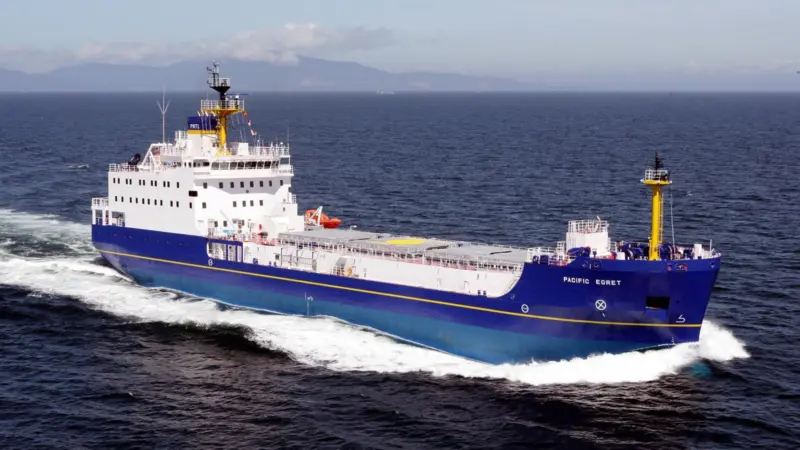 ‘Pacific Egret’ undergoing builders trails
