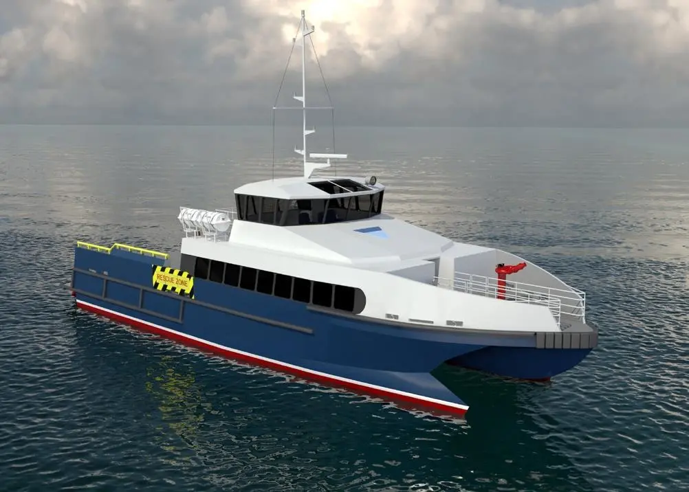 Image of Incat Crowther’s 28m catamaran crew boat