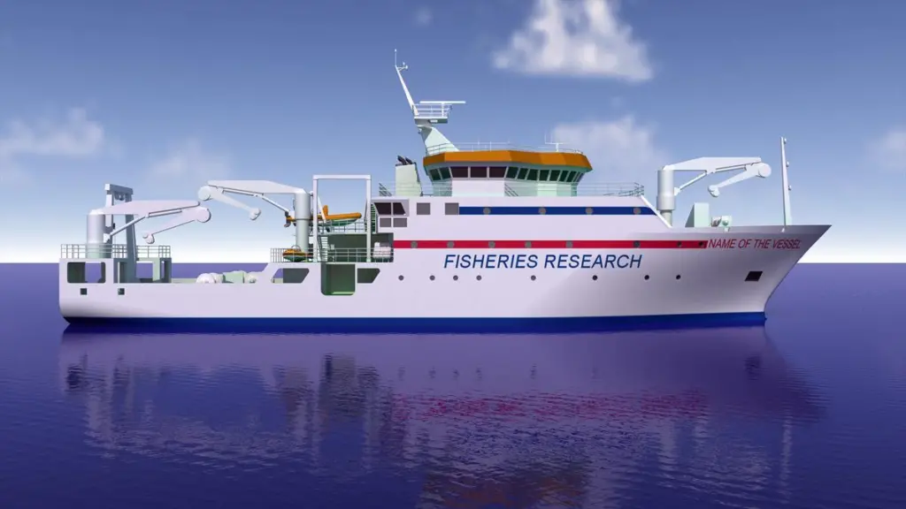 Image of the fisheries research vessel ordered by Namibia