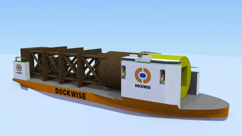 Type 0 semi-submersible heavy transportation vessel ordered by Dockwise