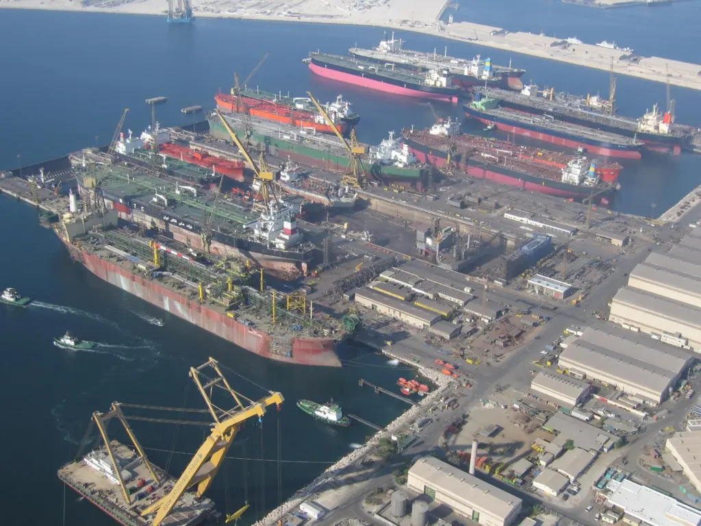 The ship repair business in Dubai is currently undergoing a shake-up