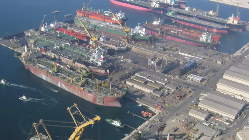 The ship repair business in Dubai is currently undergoing a shake-up