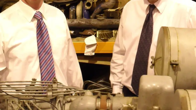 Richard Edwards, Dorman Diesels product manager and Ian Smith MD of Lincoln Diesels