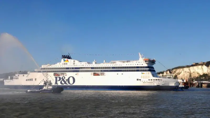 P&O’s latest cross-Channel ferry ‘Spirit of Britain’