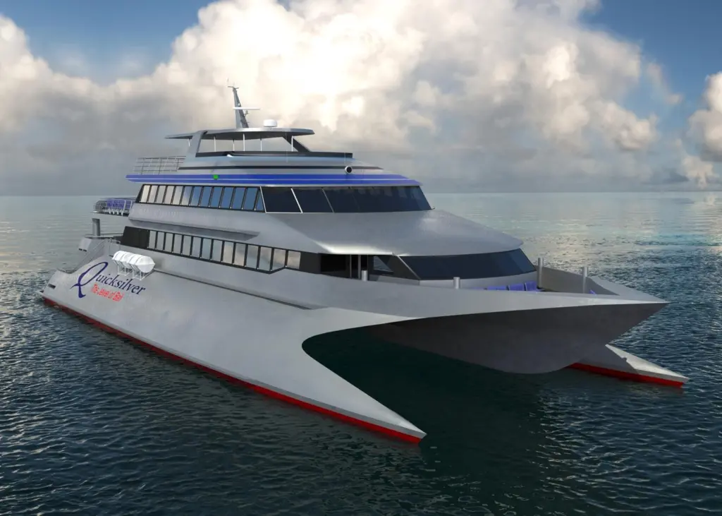 Incat Crowther's 42m wave piercing ferry design for Bali