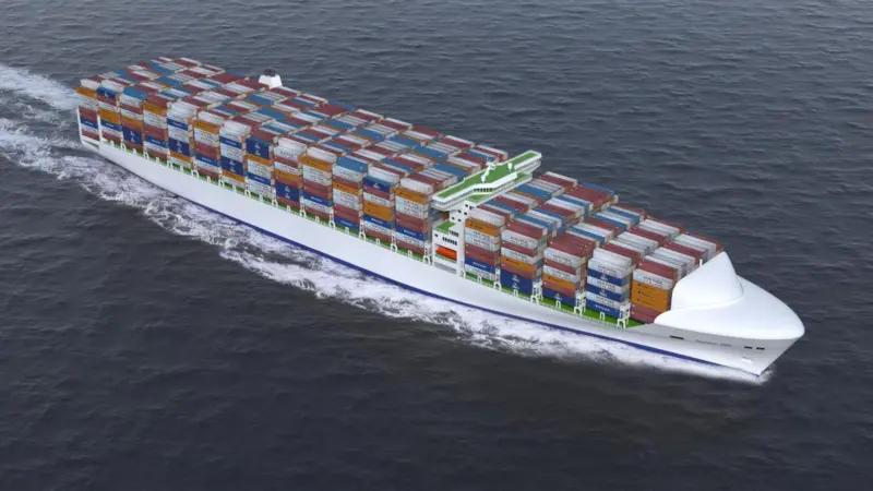 The second phase of the Quantum container ship concept features LNG propulsion among other enhancements