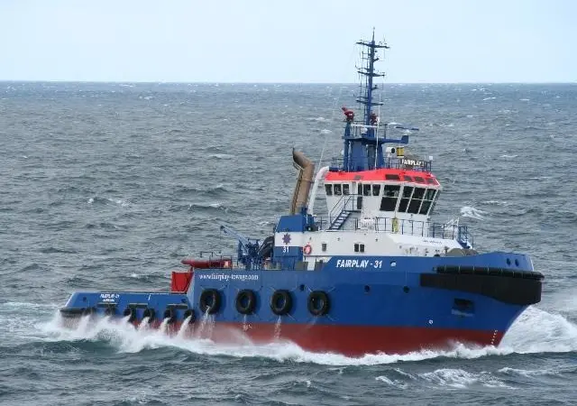 Picture caption: Fairplay deep-sea tugboat – picture from Fairplay Towage