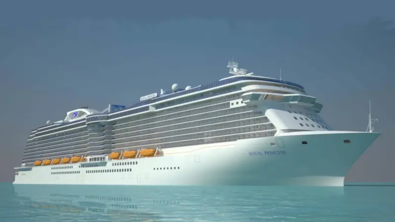 Artist’s impression of the new ‘Royal Princess’
