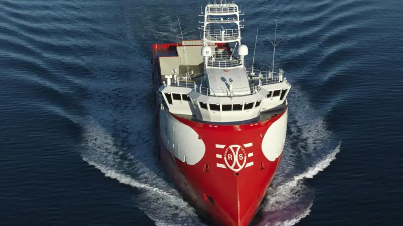 ‘Rem Hrist’ on her sea trials (Photo: Ulstein Group and Fuglefjellet/Arild Solberg)