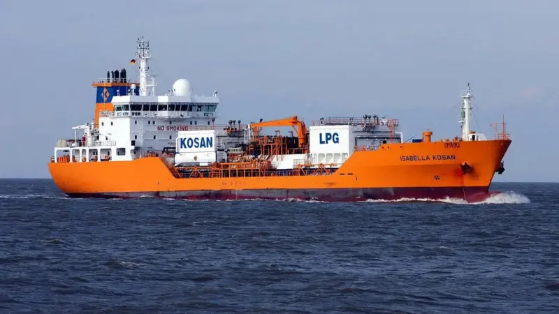 The BV-classed ‘Isabella Kosan’, an LPG carrier which can use cargo vapours as fuel in conjunction with fuel oil for diesel generators