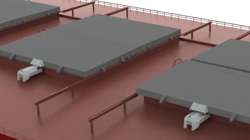 MacRack reduces maintenance work for the shipowner, and the shipyard’s installation work is also simpler because fewer components need to be installed on the coaming