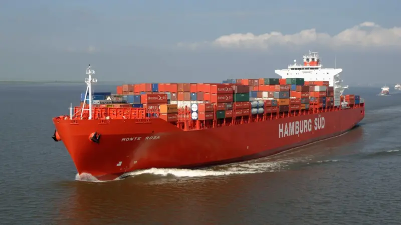 ‘Monte Rosa’, one of Hamburg Süd’s DTA-equipped container ships