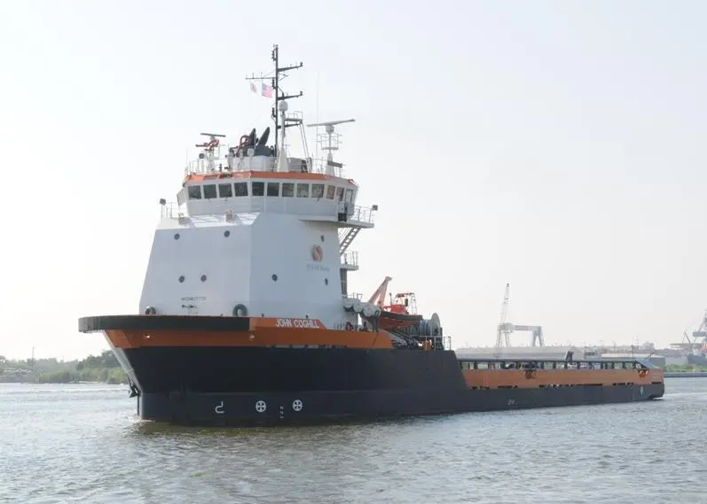 Seacor’s John Coghill has planned maintenance software installed