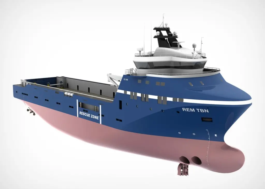 Kleven Maritime has contracted the VS499 LNG PSV design from Wärtsilä