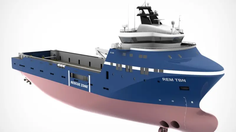 Kleven Maritime has contracted the VS499 LNG PSV design from Wärtsilä