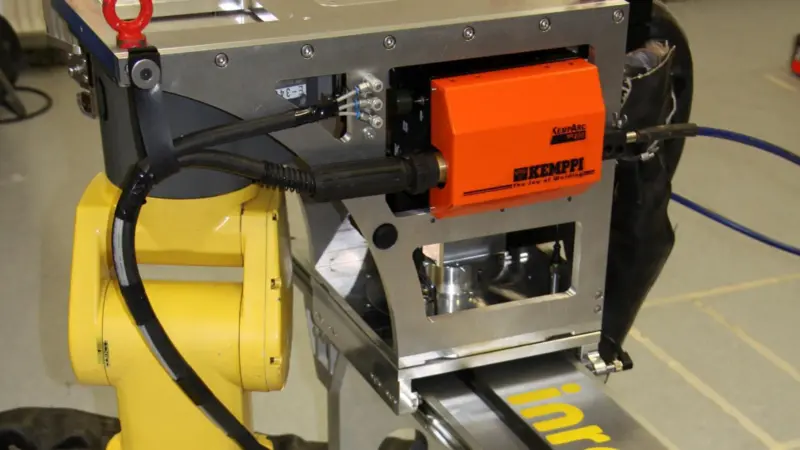 Kemppi and Inrotech have developed a robotic welding system for shipyards manufacturing blocks for ships