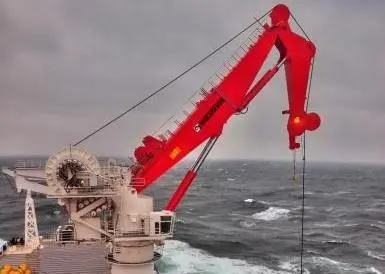 A MacGregor AHC offshore crane