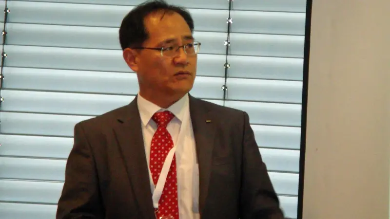 DSME's Odin Kwon explains the Green Ship concept at Nor-Shipping